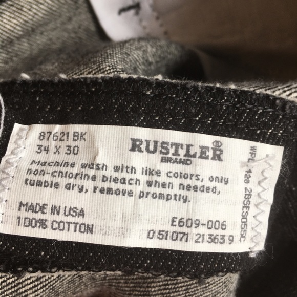 Vintage Rustler Straight  Leg 34x30 - Picture 4 of 4